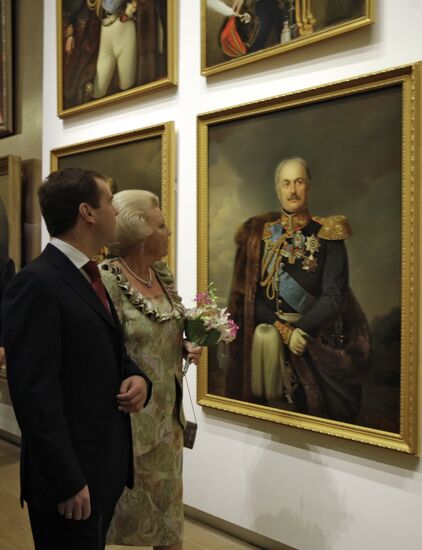 Dmitry Medvedev and Svetlana Medvedev in the Netherlands