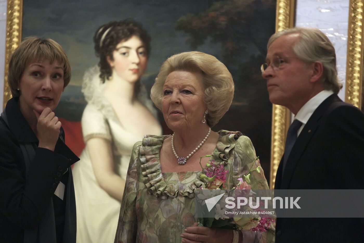 Queen of Netherlands visits Hermitage on the Amstel