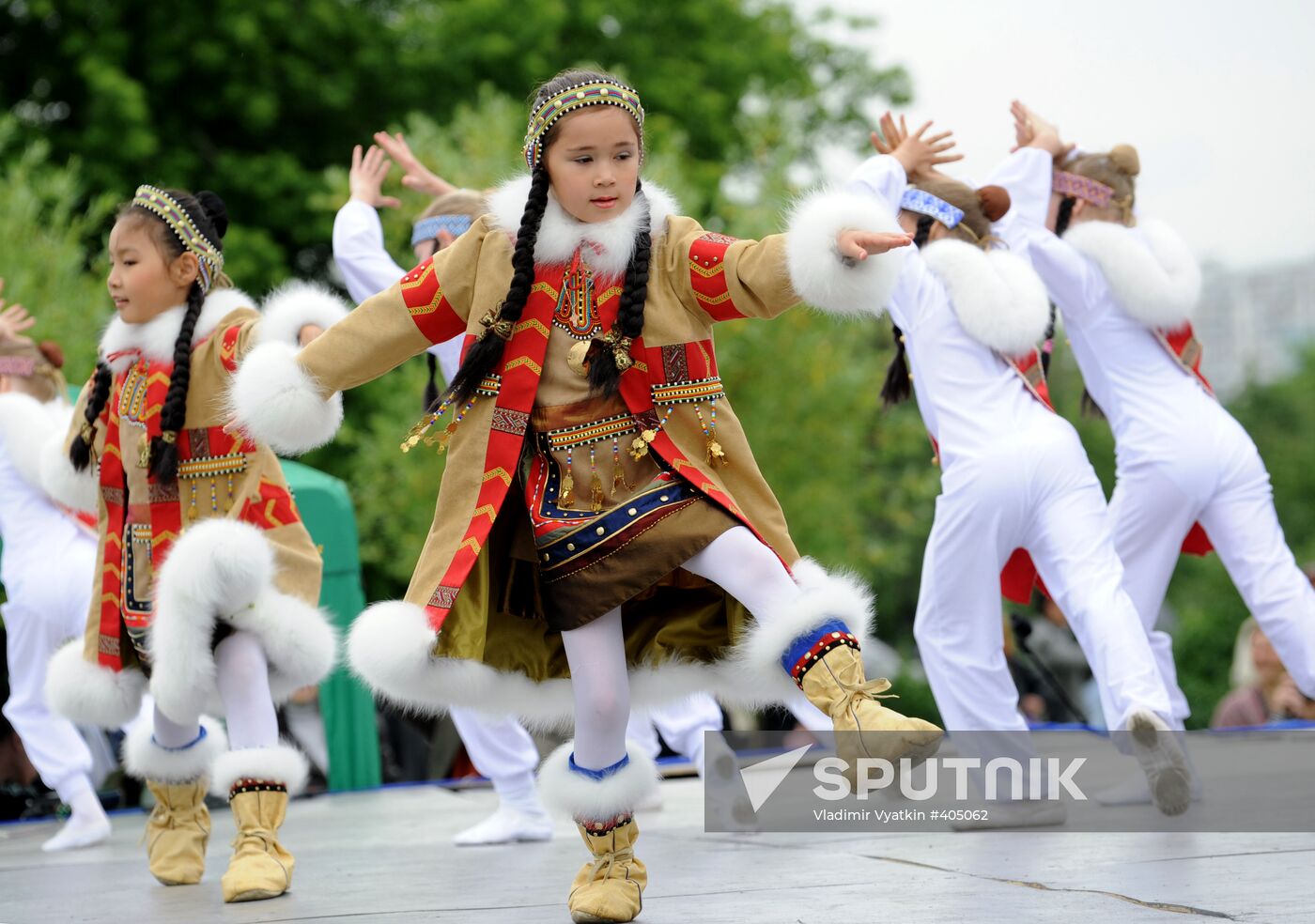 Yakut "Ysyakh" festival in Moscow