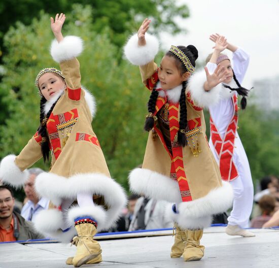 Yakut "Ysyakh" festival in Moscow