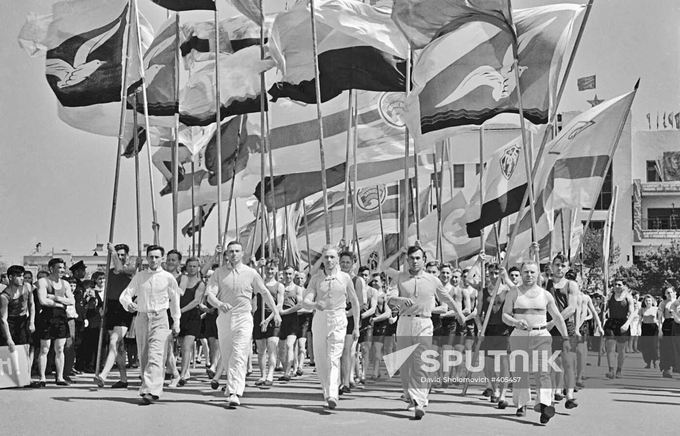 Athletes' parade in Makhachkala
