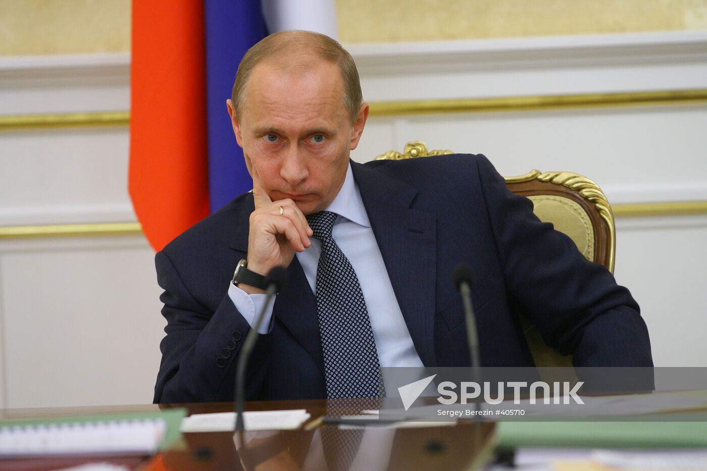 Vladimir Putin conducts meeting of government presidium