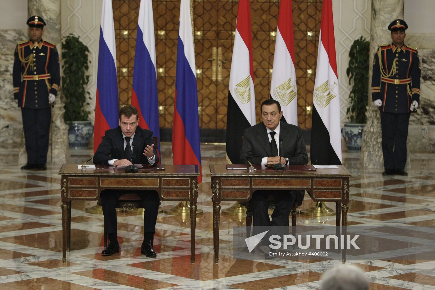 Dmitry Medvedev's official visit to Egypt