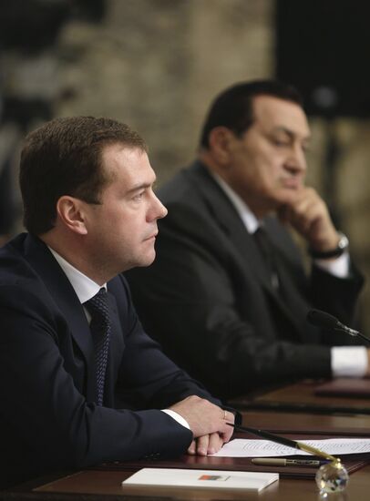 Dmitry Medvedev's official visit to Egypt