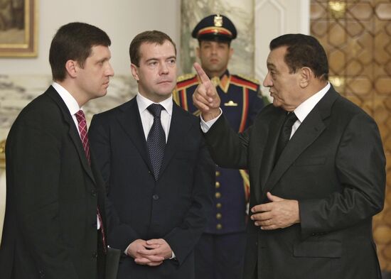 Dmitry Medvedev's official visit to Egypt