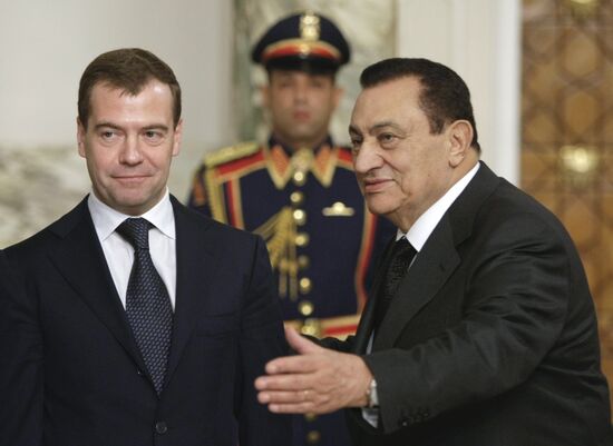 Dmitry Medvedev's official visit to Egypt