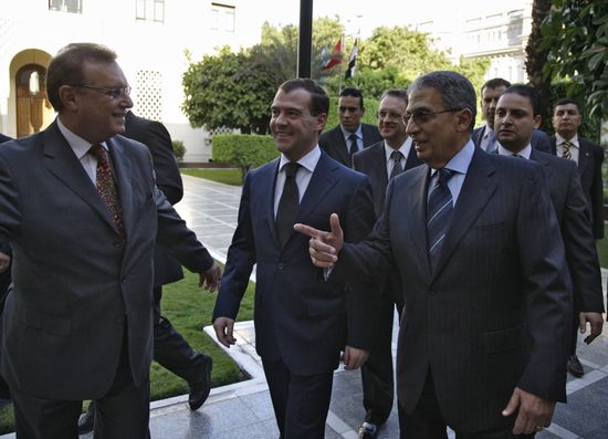 President Dmitry Medvedev's official visit to Egypt