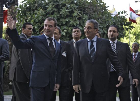 President Dmitry Medvedev's official visit to Egypt