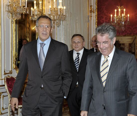 Sergei Lavrov and Heinz Fischer