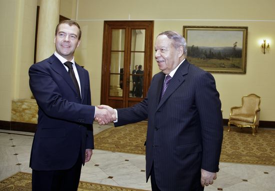 Dmitry Medvedev's official visit to Egypt