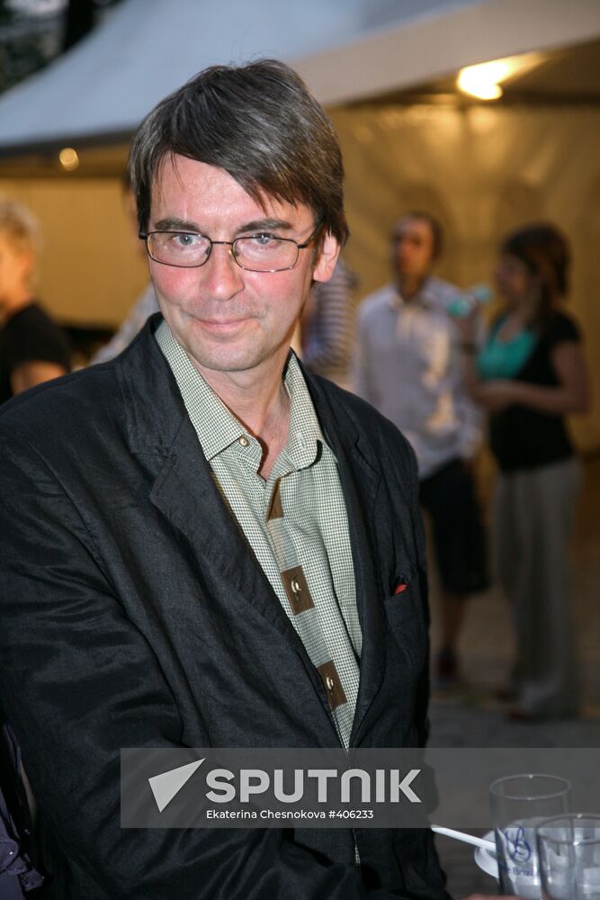 Sergei Sholokhov attends party at Moscow Film Festival