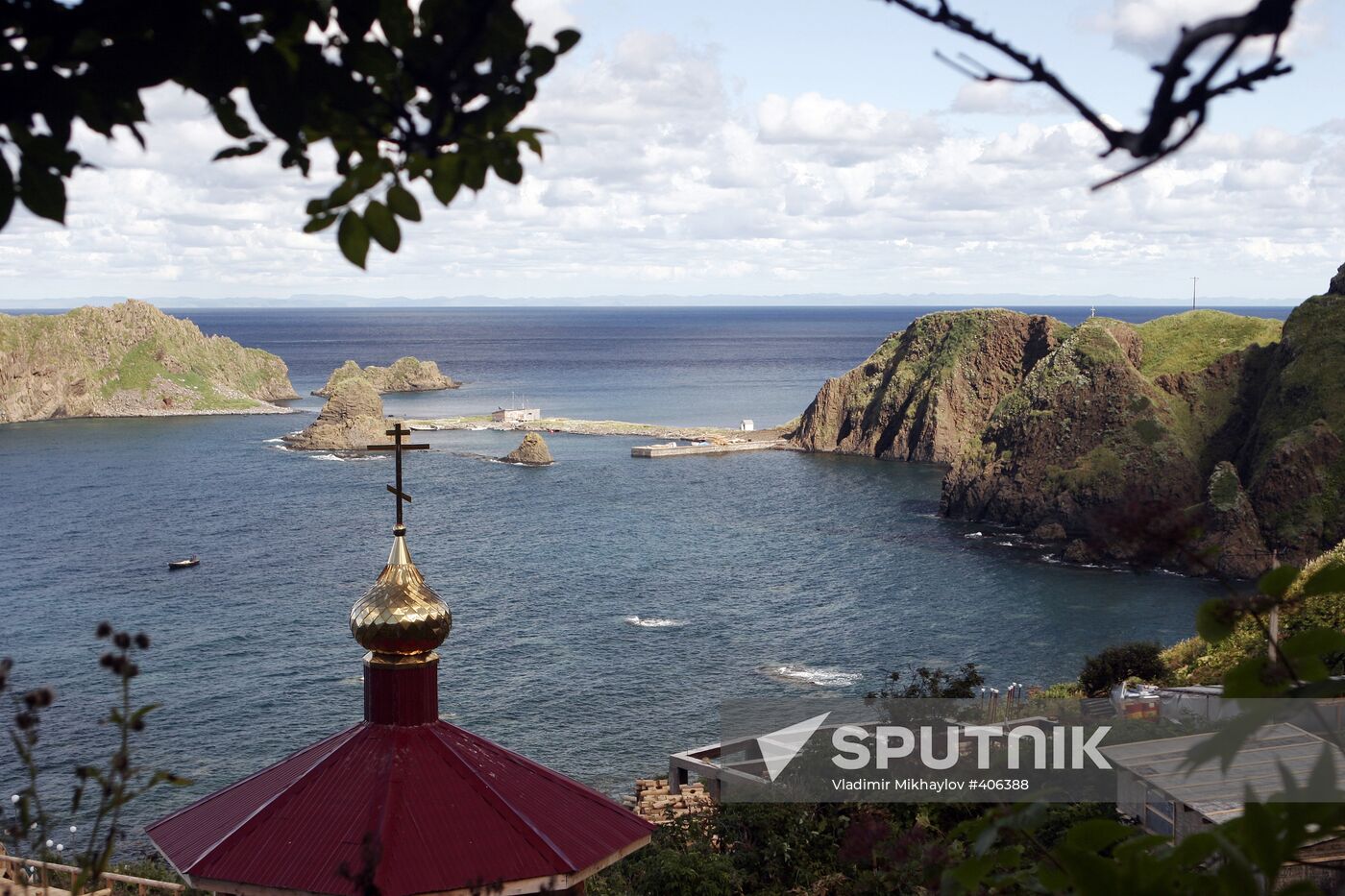 View of Moneron Island