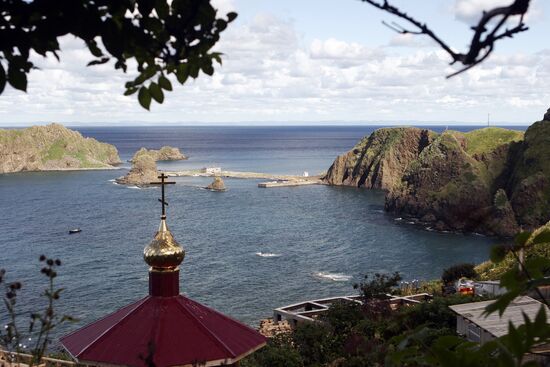 View of Moneron Island