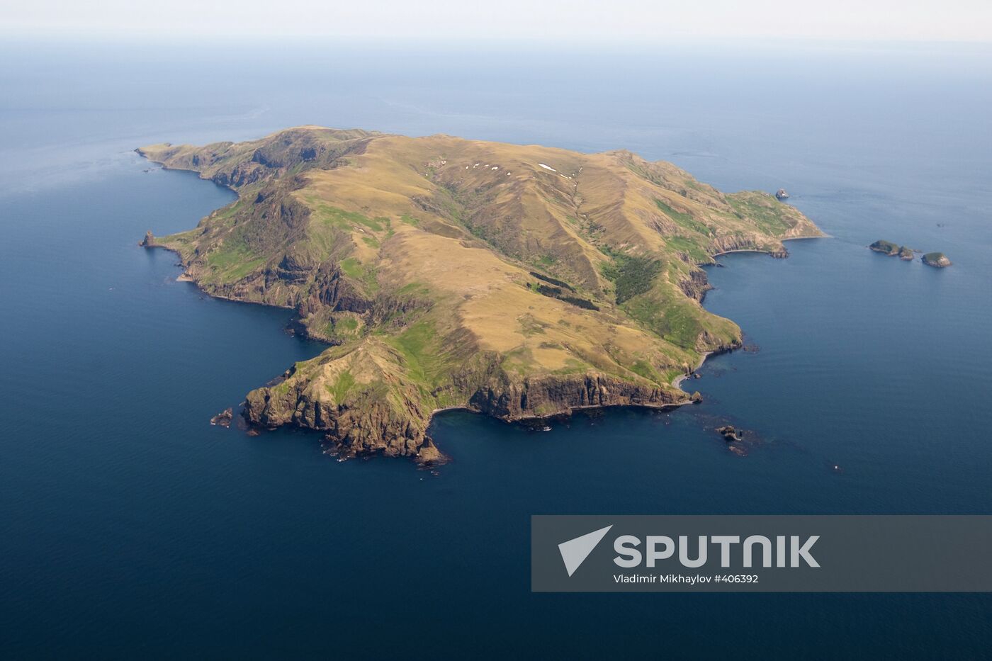 View of Moneron Island