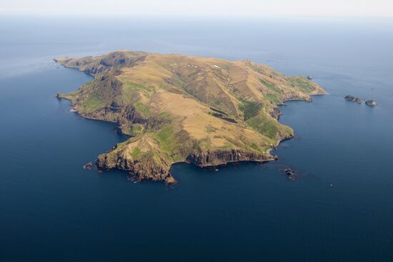 View of Moneron Island