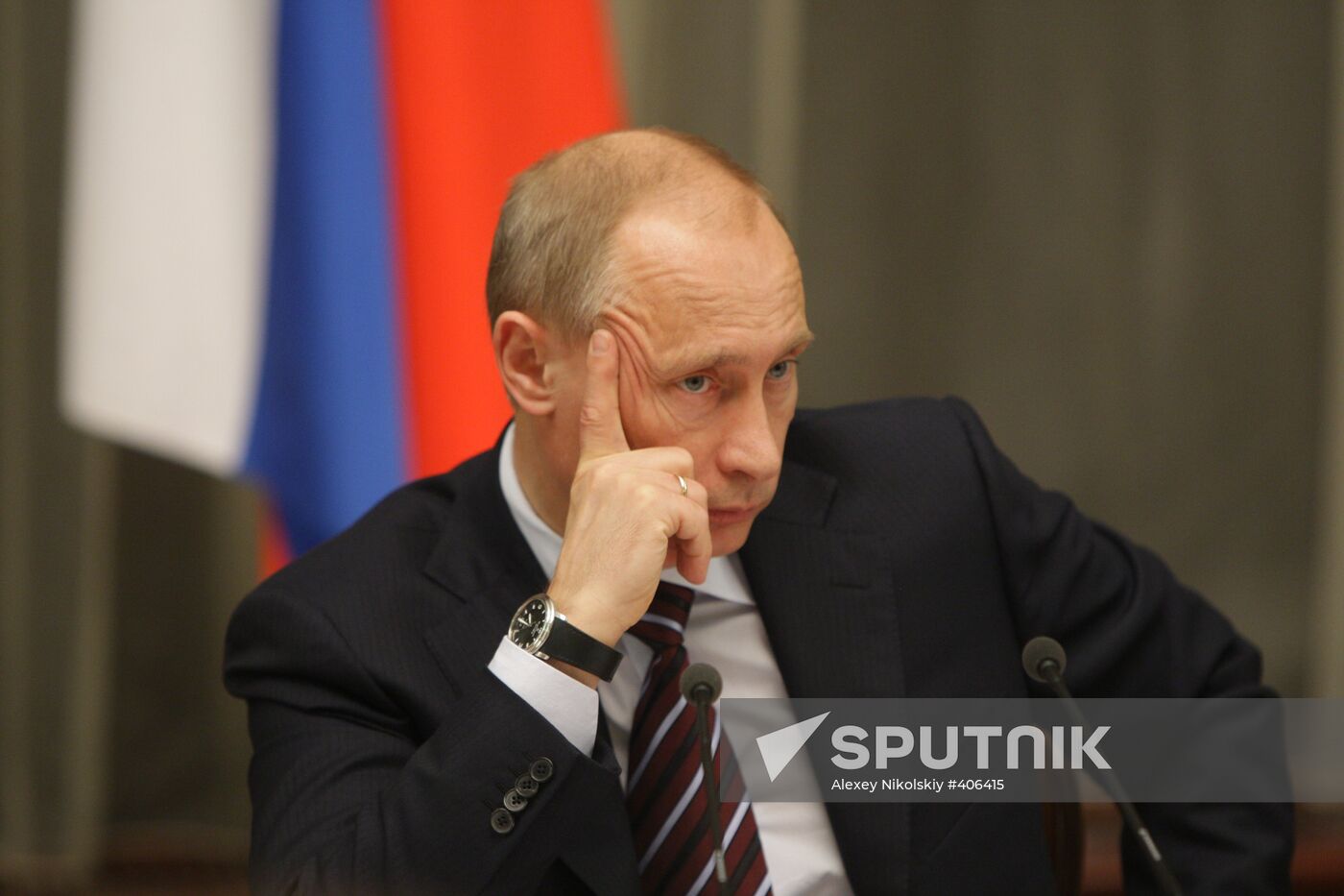 Vladimir Putin holds meeting in Government House