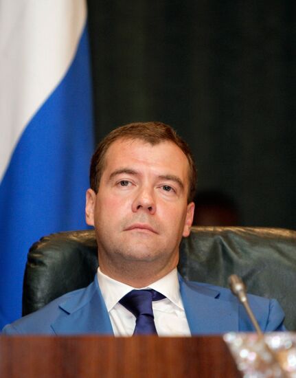 Russian President Dmitry Medvedev visits Nigeria