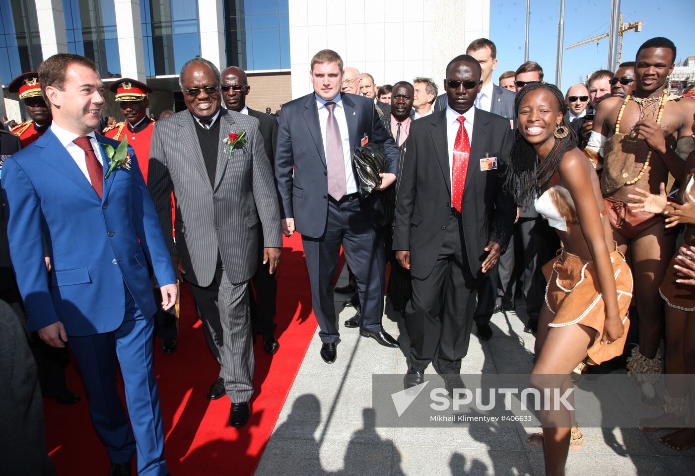 Russian President Medvedev's official visit to Namibia