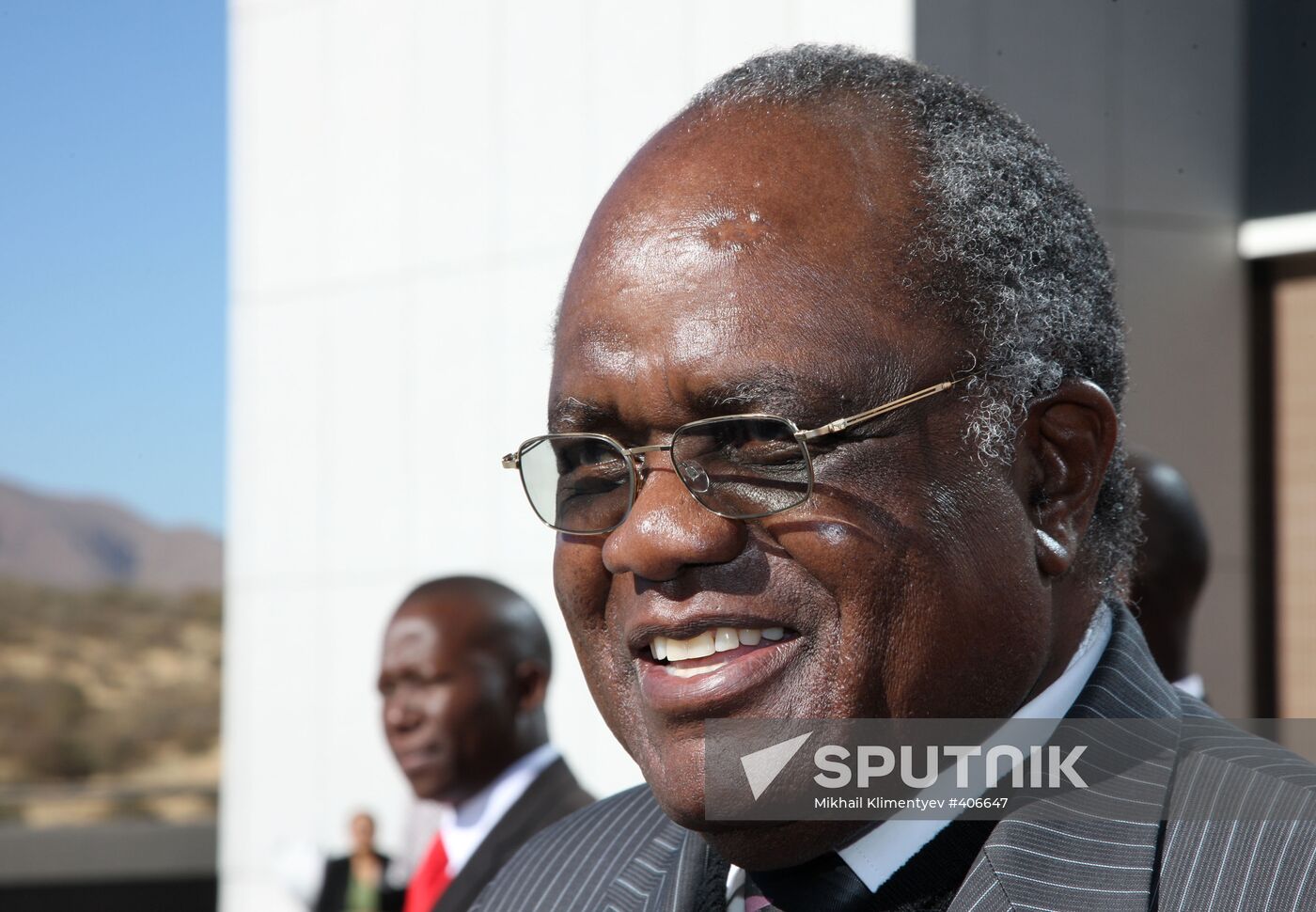 Russian President Dmitry Medvedev pays official visit to Namibia