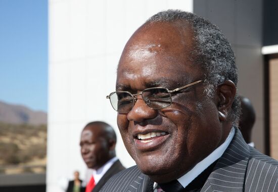 Russian President Dmitry Medvedev pays official visit to Namibia