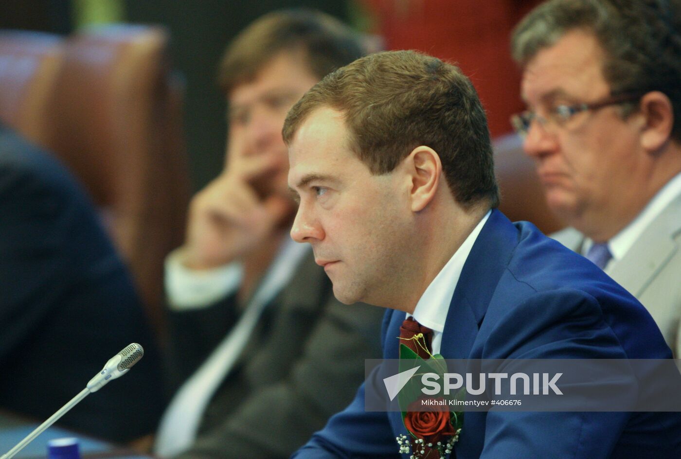 Russian President Dmitry Medvedev pays official visit to Namibia