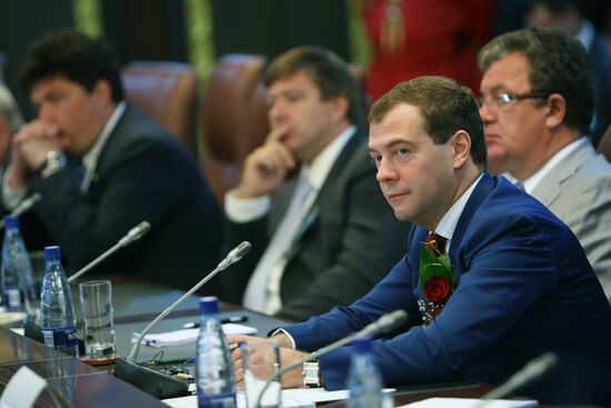 Russian President Dmitry Medvedev pays official visit to Namibia
