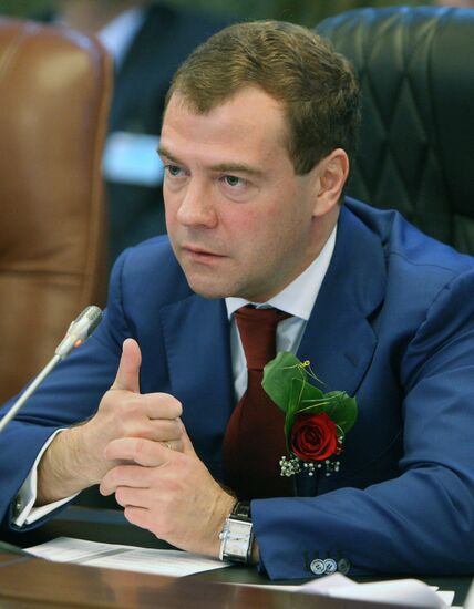 Russian President Dmitry Medvedev pays official visit to Namibia