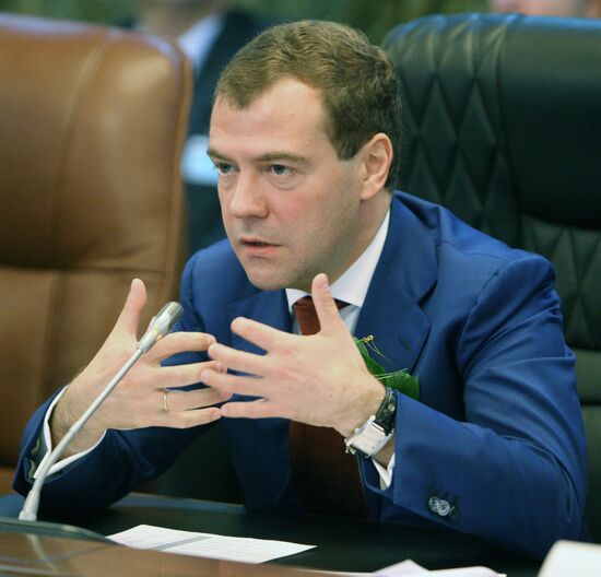Russian President Dmitry Medvedev pays official visit to Namibia