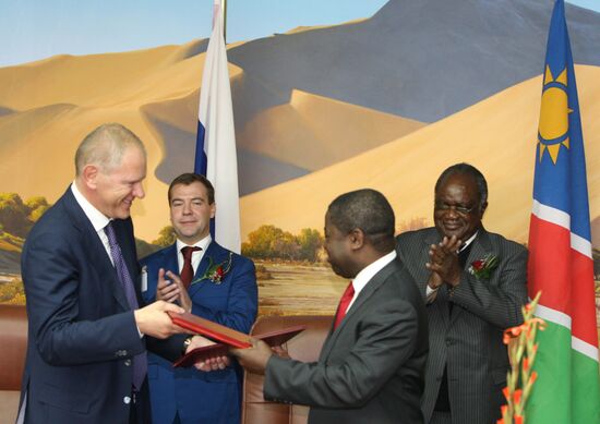 President Dmitry Medvedev's official visit to Namibia
