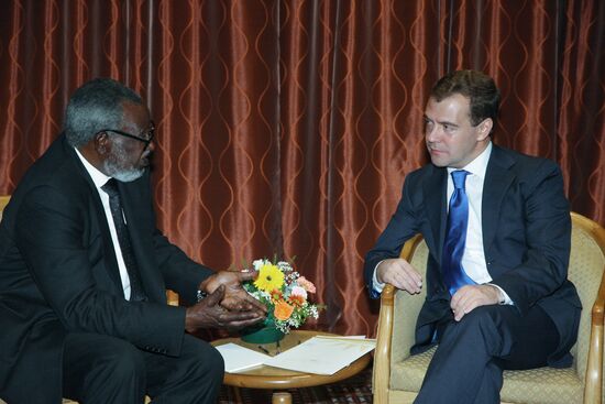 Russian President Medvedev's official visit to Namibia