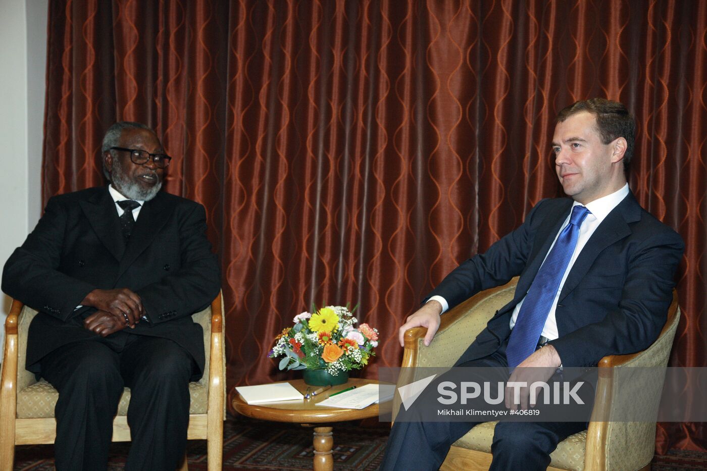Russian President Medvedev's official visit to Namibia