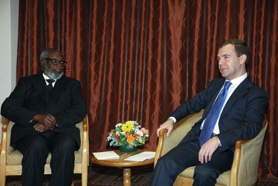 Russian President Medvedev's official visit to Namibia