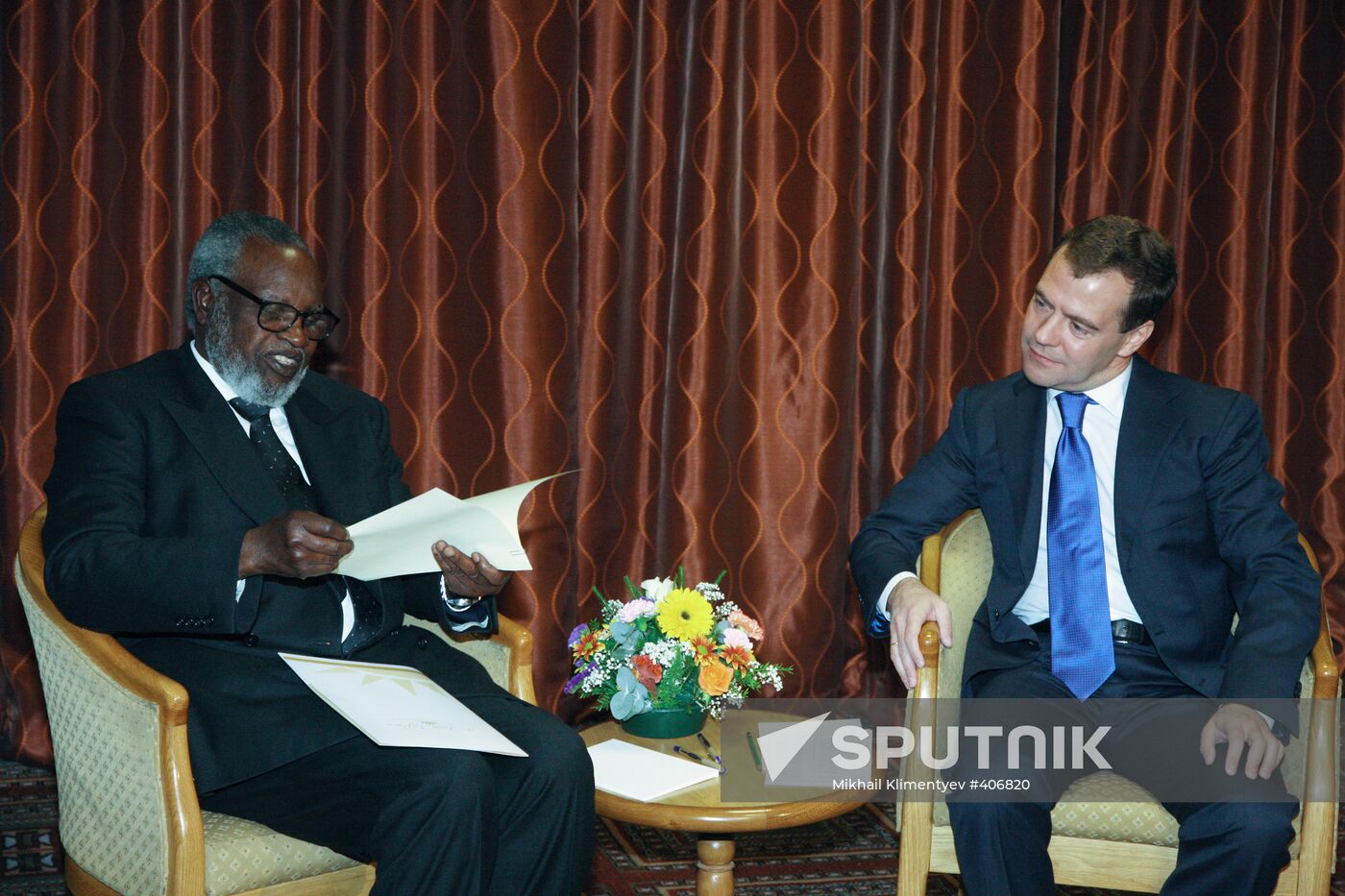 Russian President Medvedev's official visit to Namibia
