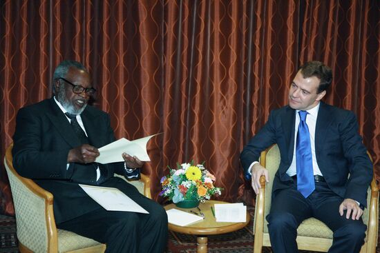 Russian President Medvedev's official visit to Namibia