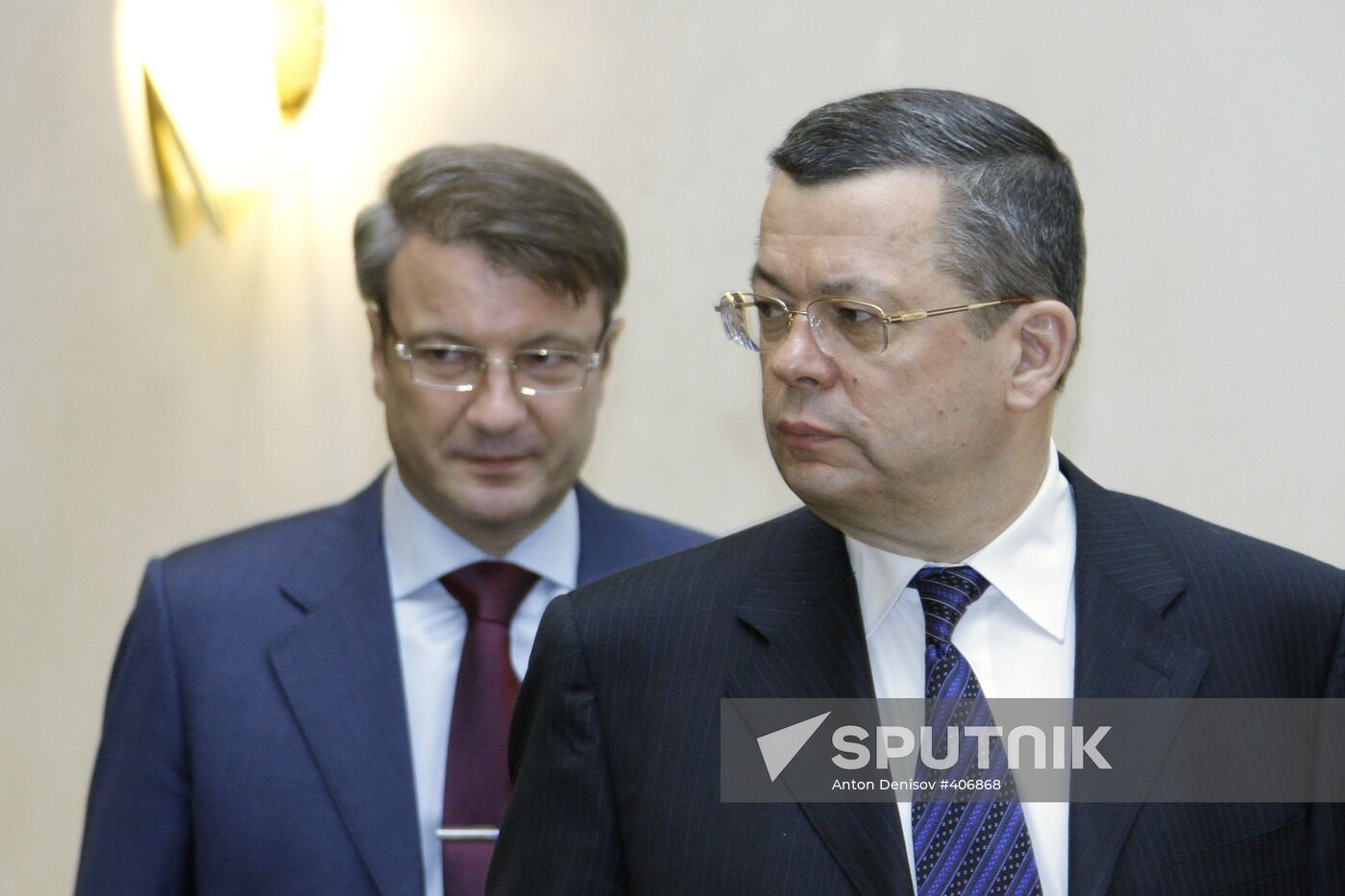 German Gref and Georgy Luntovsky