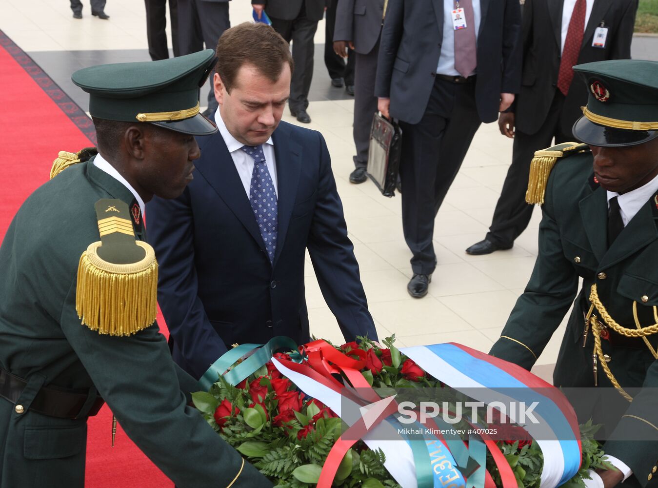 President Dmitry Medvedev visits Angola