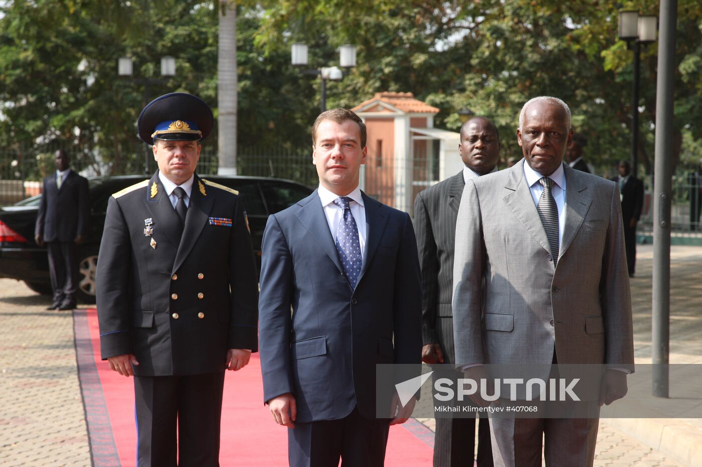 Dmitry Medvedev's official visit to Angola