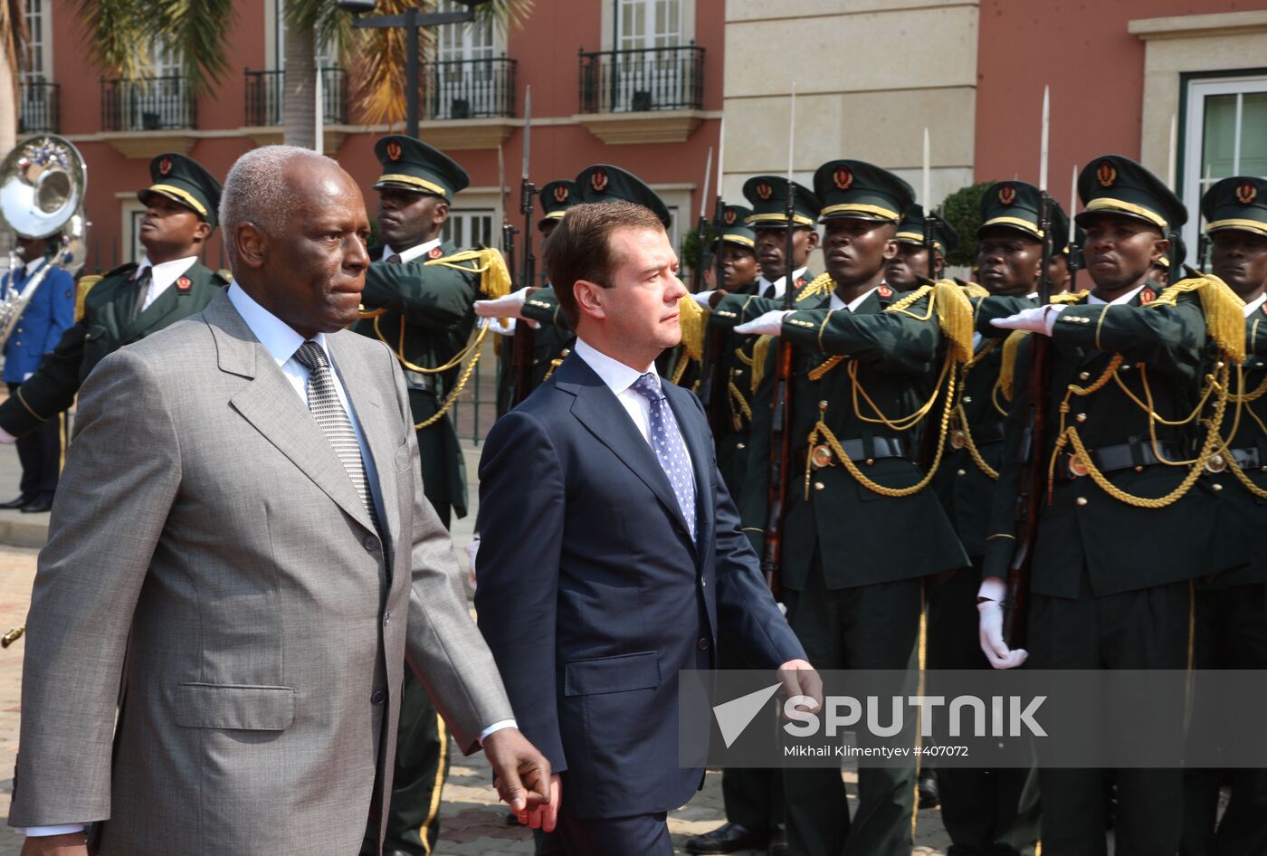 Dmitry Medvedev's official visit to Angola