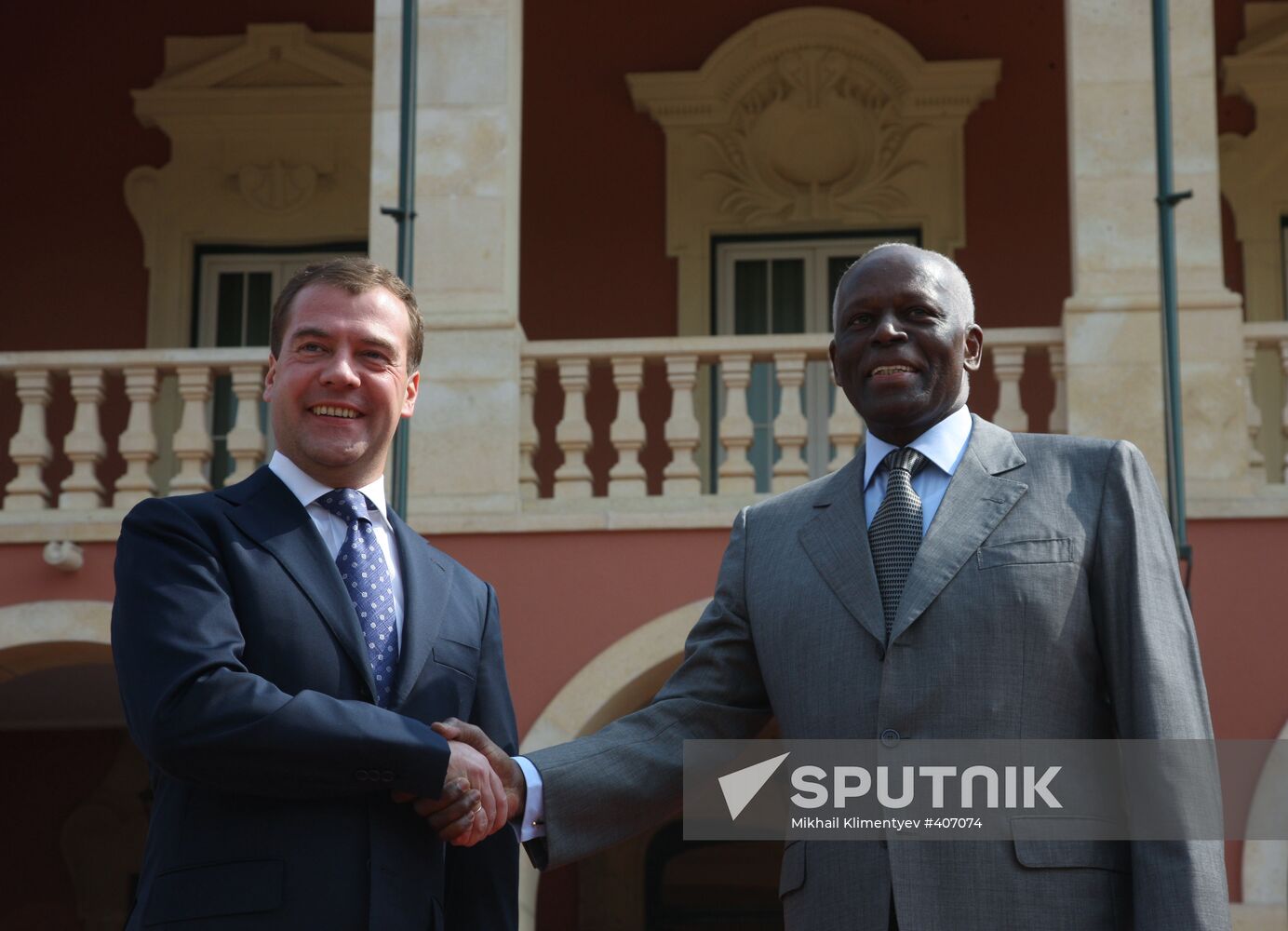 Dmitry Medvedev's official visit to Angola