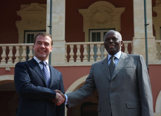 Dmitry Medvedev's official visit to Angola