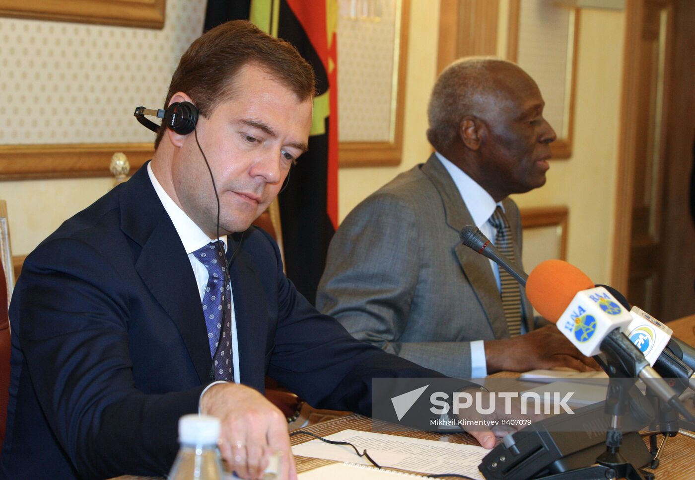Dmitry Medvedev's official visit to Angola