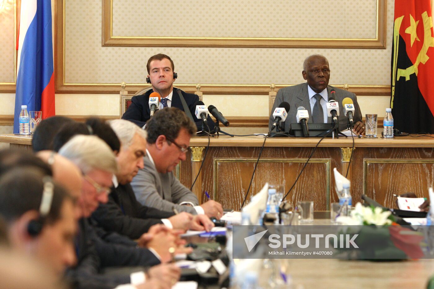 Dmitry Medvedev's official visit to Angola