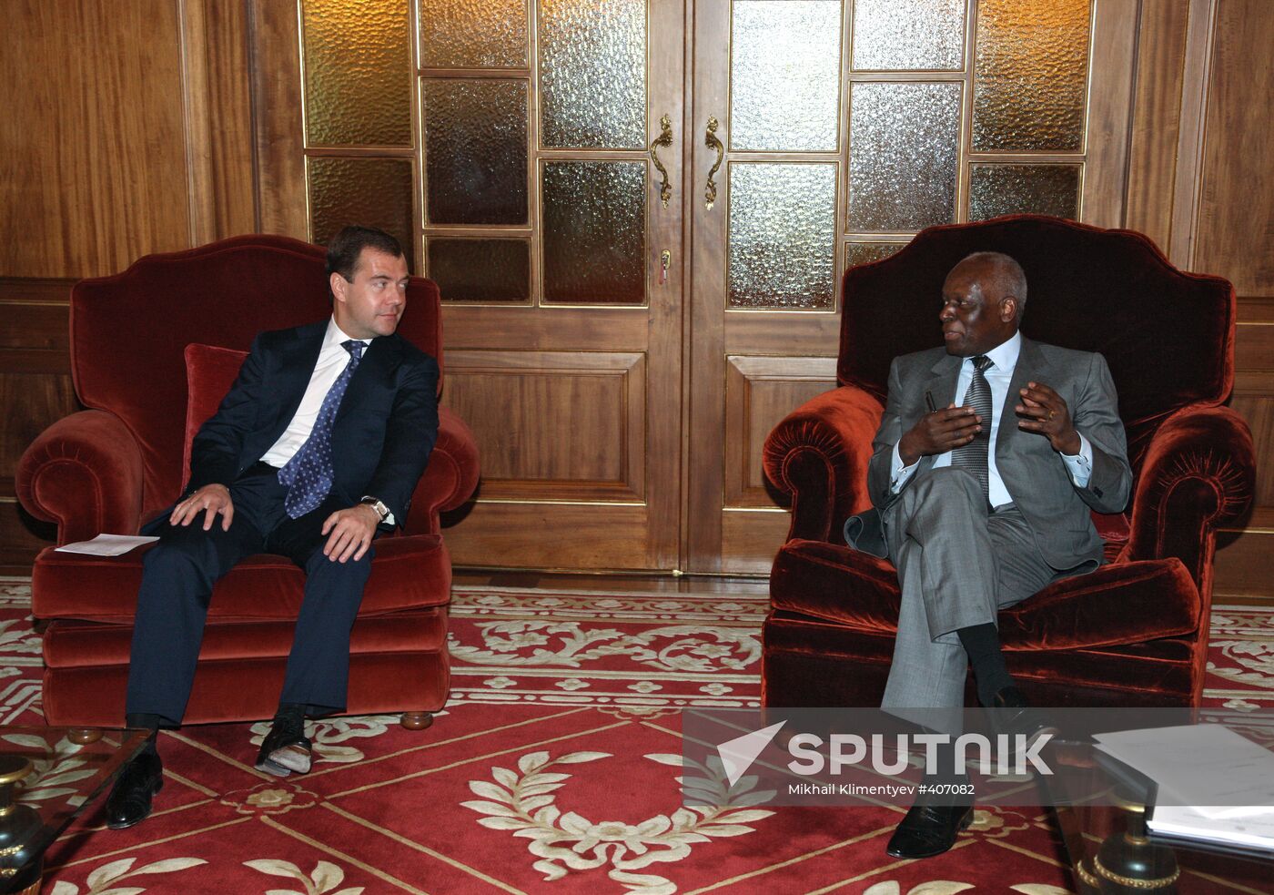 Dmitry Medvedev's official visit to Angola