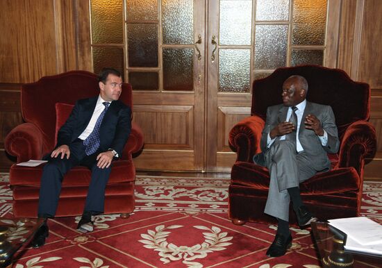 Dmitry Medvedev's official visit to Angola