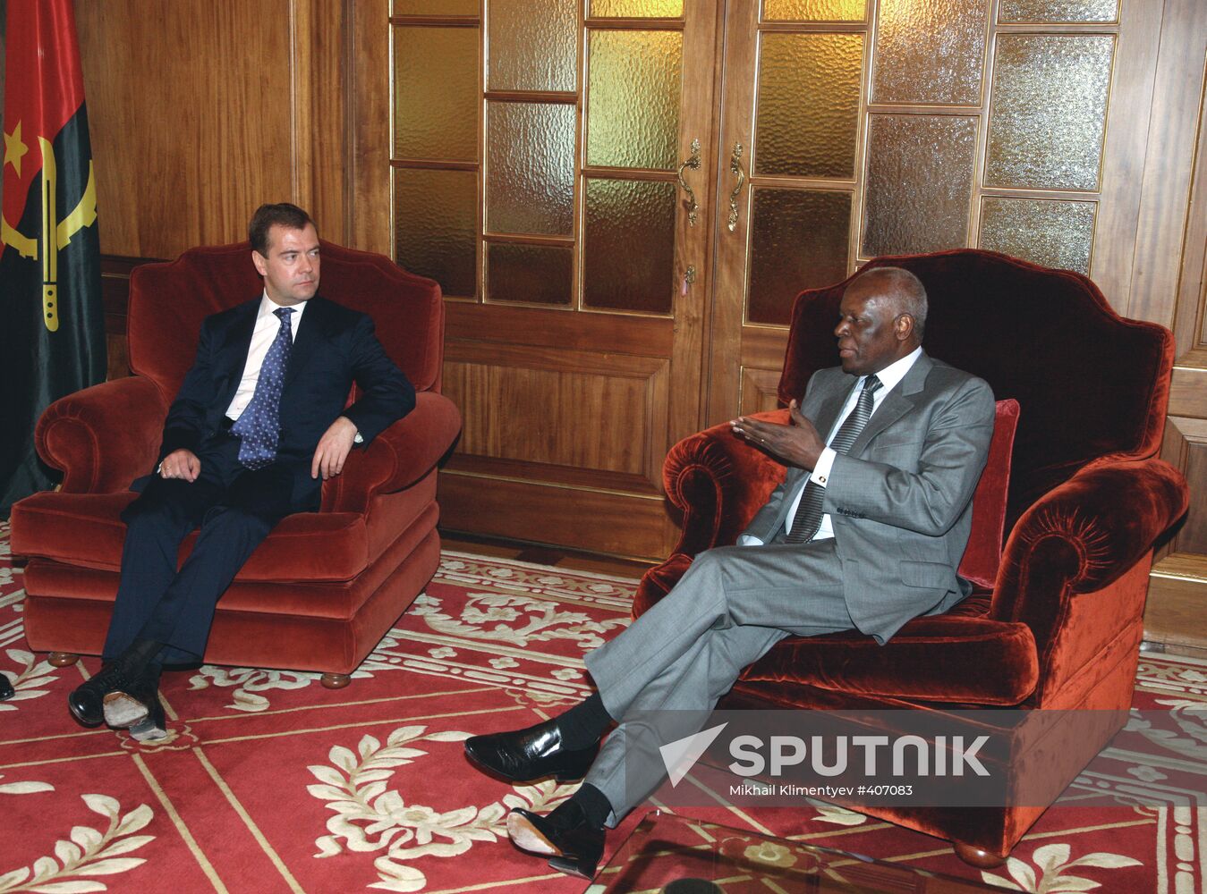 Dmitry Medvedev's official visit to Angola