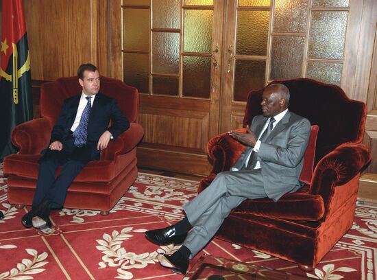 Dmitry Medvedev's official visit to Angola