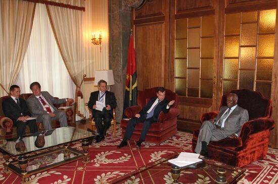 Dmitry Medvedev's official visit to Angola