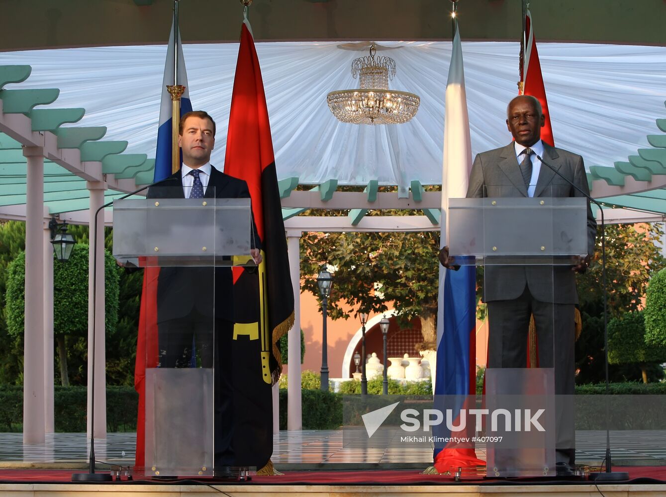 Dmitry Medvedev's official visit to Angola