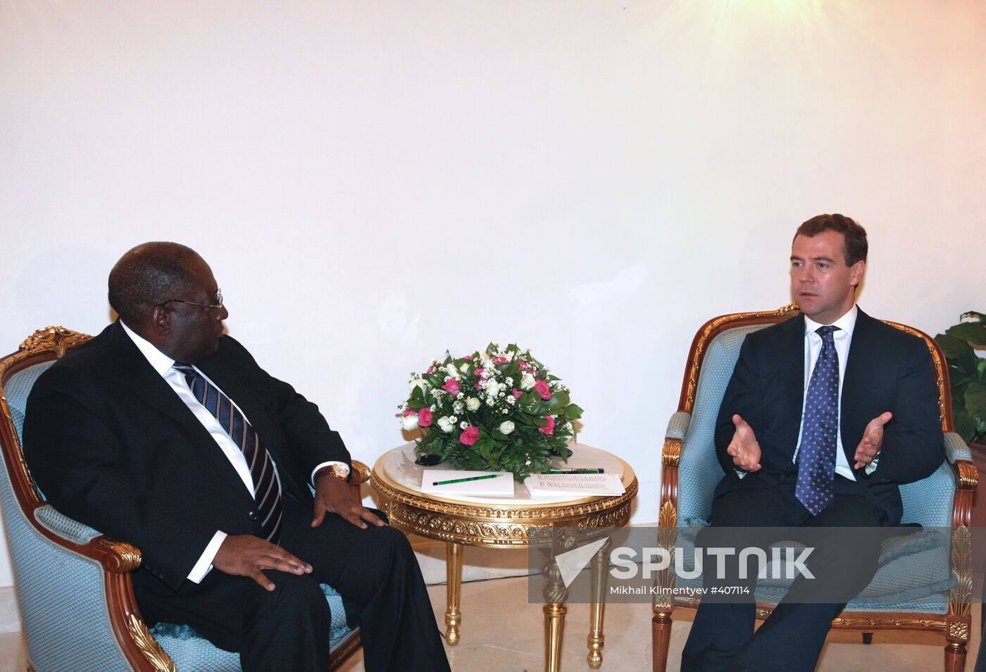 President Dmitry Medvedev visits Angola