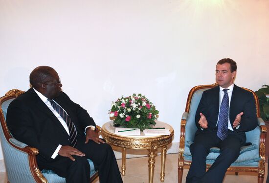 President Dmitry Medvedev visits Angola